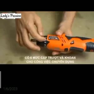 MÁY KHOAN PIN MINI CẦM TAY ĐA NĂNG 2 CHẾ ĐỘ THÔNG MINH SIÊU MẠNH GD148