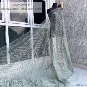 TILE ORGANZA BORDIR | BRUKAT ORGANZA PRRMIUM | Harga Per 05 meter | Bridesmaid abctextile.indonesia