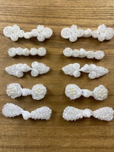 Nút Cườm Pha Lê Thủ Công Cao Cấp Cho Trang Phục DIY Phụ Kiện Trang Trí Áo Dài Cheongsam Phụ Kiện May Vá