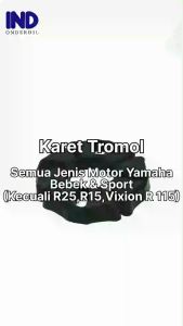 Karet Tromol-Bantalan Gear-Gir-Gigi Motor Yamaha Bebek-Sport Jupiter-Z-Z1-Burhan-Salib-MX-135-New & Vega-R-ZR-RR & Force 1-F1ZR-F1 ZR-Force FI-Crypton