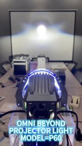 Lampu Kereta OMNI BEYOND P60 Siri 3 Inci LED Dwi-projektor Lensa Kit Projektor LED Kereta (3")