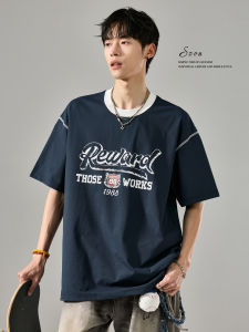 SZON | Áo In Hình Phong Cách Harajuku Vintage Đại Học Mỹ