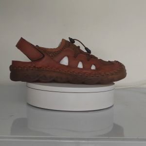 Prikol Terbaru Model Sandal Pria Hiking Kulit Sapi Gunung Sendal Adventure Anti Slip Nyaman Mendaki Cowok Dewasa Keren Lentur 194