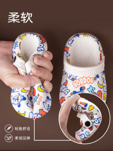 Bobdog Childrens Clog Shoes Summer Anti-Slip Kids Garden Slippers Boys Girls Hole Hole Shoes Cartoon Style Slip-On Footwear