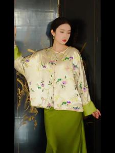 JK＆JS | New Chinese Style Traditional Modern Blouse Buttoned