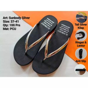 SANDAL JEPIT WANITA TALI EMAS BALANCE SUNBODY