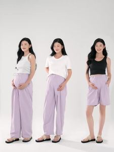 SHI YUE JIE JING | Anti-Flashing Pregnant Shorts Lightweight Summer Style