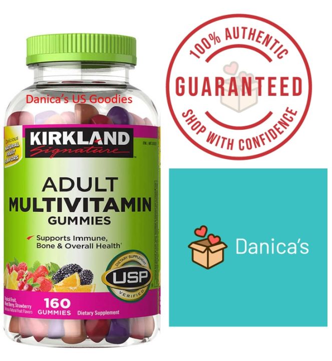Kirkland Adult Multivitamin Gummies (160 Gummies) Lazada PH