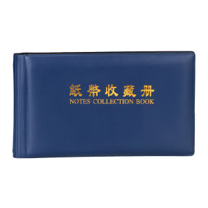 30 Pages Paper Money Collection Album Collection Pockets Loose Leaf Sheet Creative Money Banknote Protective Bag for Collector