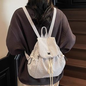 กระเป๋าเป้สะพายหลังสำหรับเดินป่าสไตล์เกาหลีขนาดใหญ่สำหรับผู้หญิง กระเป๋าเป้สะพายหลังแบบลำลองสำหรับเดินทาง กระเป๋าใส่หนังสือ กระเป๋าสะพายไหล่แบบลำลอง