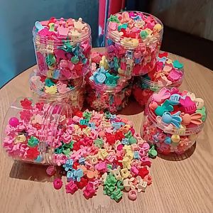 Klip Bunga Kecil Anak-anak & Beli 1 Gratis 1: Aksesoris Rambut Anak yang Menggemaskan