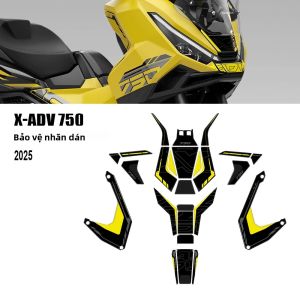 Bộ Bảo Vệ Bình Xăng Xe Máy 3D Miếng Dán PVC Trung Bình Dành Cho Honda X-ADV 750 Tương Thích Với Các Mẫu Xe Năm 2020-2025