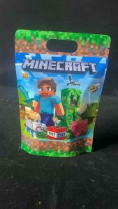 30pcs Minecraft Inspired Ziplock Bags For Kids Birthday Party Favors Gamer Loot Bag Giveaways