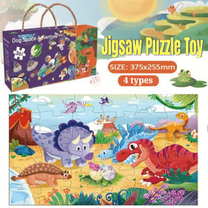 36PCS Puzzle Jigsaw Toys For Children Cartoon Animal Puzzles Intelligence Kids Early Educational IQ Toys for Children