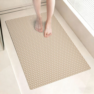 Slip-resistant Double-sided Hollow Suspended Water-draining Easy-to-clean Bathroom Bath Mat