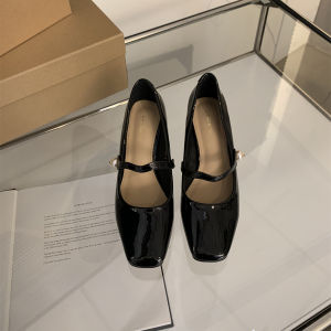 Giày Cao Gót Cổ Tích 2024 Mới粗跟 Thời Trang Sành Điệu Và Nhẹ Nhàng Trang Phục Buổi Tối Giày Đi Làm Làn Gió Giày Đơn Chất Liệu Nhung