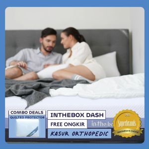 Bundle Kasur INTHEBOX Dash & MP Quilted - Gratis Bantal !! Ukuran 90x200cm hingga 200x200cm