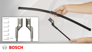 BỘ GẠT MƯA BOSCH AEROTWIN EURO SET A297S 24" & 20": AUDI Q3 ĐỜI XE 2011 ĐẾN NAY