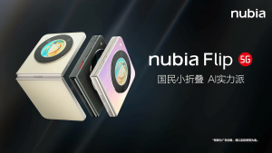 Nubia Flip Foldable Phone | Snapdragon 7 Gen1 | 6.9" 1.5K 120Hz Dual Screen | 50MP AI Camera | 7mm Ultra-Thin Design | 4310mAh+33W Fast Charge | IPX2 Waterproof+Music Mode | Nubia Phone