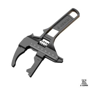 Cờ Lê Chỉnh Được 6-68mm Cờ Lê Ống Miệng Rộng Dụng Cụ Cầm Tay Nhà Tắm Dụng Cụ Sửa Chữa Đa Năng Chìa Khóa Đa Chức Năng Chìa Khóa Hợp Kim Đa Năng Cho Gia Đình