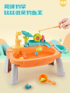Childrens Kitchen Simulation Toy Dishwasher Sink Play Food Preparation Electric Water Tap Drainage Dollhouse Playset for Girls Aged 3