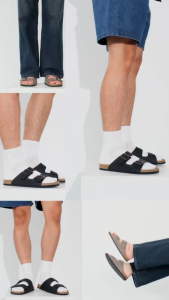 Leonardo Dép Trấu Nam Jason Da Microfiber Nubuck Đế Cây Bần Tự Nhiên Khóa Cài Chống Trượt Tối Ưu
