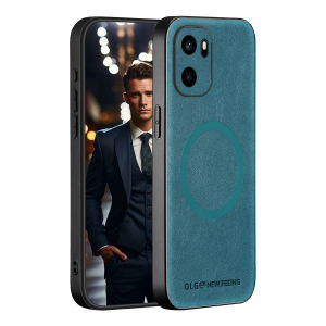 szhaiyu | For Magsafe Leather Phone Cases for OnePlus 13 13R 13T 15 15T ACE 5 6 Pro Ultra Racing Magnetic Wireless Charging Cover