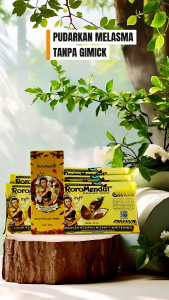 Melasma Remover Serum & Clay Mask Rempah Hitam — Rona Cerah Merata Kayak Wanita Mapan