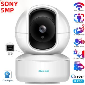 Camera An Ninh Trong Nhà 5MP Với Chức Năng Phát Hiện Chuyển Động Người & Tự Động Theo Dõi Wifi PTZ IP Bảo Vệ Nhà Thông Minh Âm Thanh 2 Chiều Camera Giám Sát Trẻ Em/thú Cưng