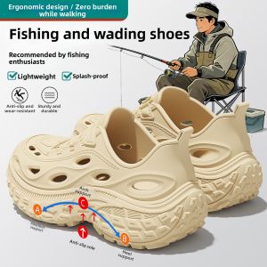 Molly | Mens Outdoor Fishing Clogs Breathable Slip-resistant Anti-odor Sandals