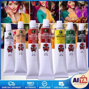 ★Same Day Shipping★ Face Paint Theatrical Face Oil Painting Colour Makeup Pigment 21ML Drama/Prom/Party/Masquerade Body Painting Beauty Kit Pigment LZC-Face-Paint