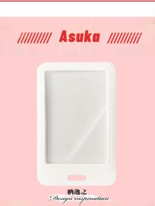 New EVA Asuka Card Holder Anime Themed Lunch Card Cover PVC Material Business Card Sleeve Japanese Style Trendy Brand