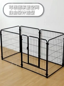 Dog fence Pet Playpen 120*60*60 DIY Pen Fence Dog Cage Heavy Duty Foldable Dog Fence Indoor Outdoor