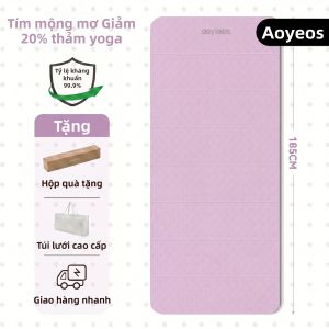 AOYI | Thảm Tập Thể Dục Chống Trượt Có Thể Gập Dày
