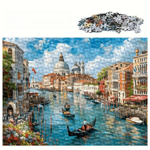 500/1000/1200/2000PCS Jigsaw Puzzle Challenging Brain Teaser For Adult Families Portable Puzzle Book Gift For Christmas Holidays