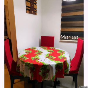 Chistmas Holliday TableCloth Cover Washable 4/6/8 Seater