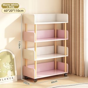 XUNHUAI | Moveable Home Storage Rack with Wooden Legs