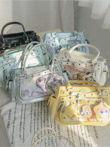 WUDONG | Transparent Everyday Versatile Anime Pain Bag Small