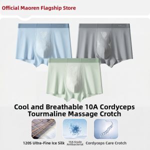MiiOW | Moisture Wicking Breathable Men Ice Silk Boxer Briefs