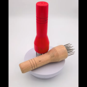 Stainless Steel Meat Tenderizer with Wooden Handle Loose Chicken Steak Pork Chop Kitchen Tools