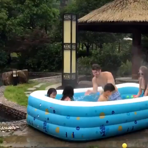 Bể bơi cho bé hồ bơi cho trẻ em chống trượt mini nhỏ bơm hơi ngoài trời gấp gọn di động