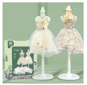 Hàng có sẵn Bộ đồ chơi thiết kế thời trang - may váy công chúa cho bé đồ chơi giao dục.