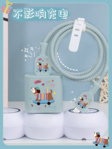 Adorable Printed Charger Cable Protection Cover 20W Suitable for Apple 16Pro/15Plus Data Cable Wrapping Rope iPhone 15/14/13 Charging Cable Anti-Breaking Repairing Gadget iPad Phone Case