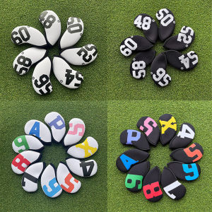 Waterproof Golf Iron Club Head Cover Sand Wedge Protection Cap Angle Rod Cloth Material Durable Golf Stick Head Cover