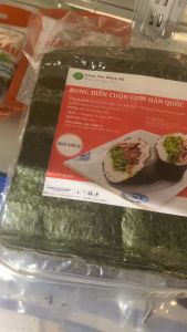 [50 lá tặng mành tre]Rong biển cuộn cơm Hàn Quốc cực kì thơm ngon - tiện lợi - dễ sử dụng(Set 10 + 50 lá)