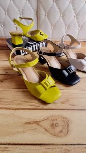 ABBUSHOES Us 136 sendal wanita hak tahu gesper 5 cm