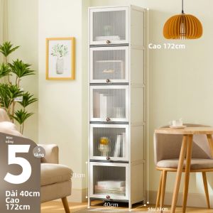 Kệ Sách Góc Narrow Dễ Lắp Ráp cho Nhà