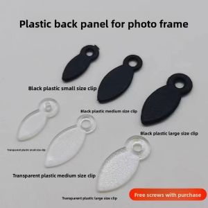 Plastic Picture Frame Hardware Accessories Cross Stitch Embellishment Fixing Hooks Backboard Clamp Home Decorative Hooks
