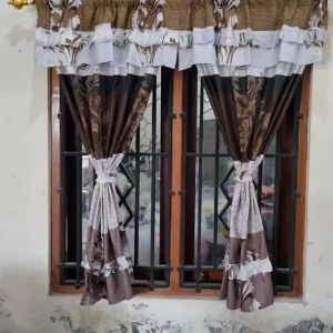 Gorden Serut Jendela Motif Bunga: Tips & Pilihan Terbaik
