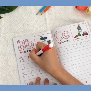Tracing Letters A-Z Reusable & Erasable Workbook For Kids Preschool & Kindergarten 28 Pages ABC Alphabets Tracing Pad Activity Worksheet Handwriting Practice Book